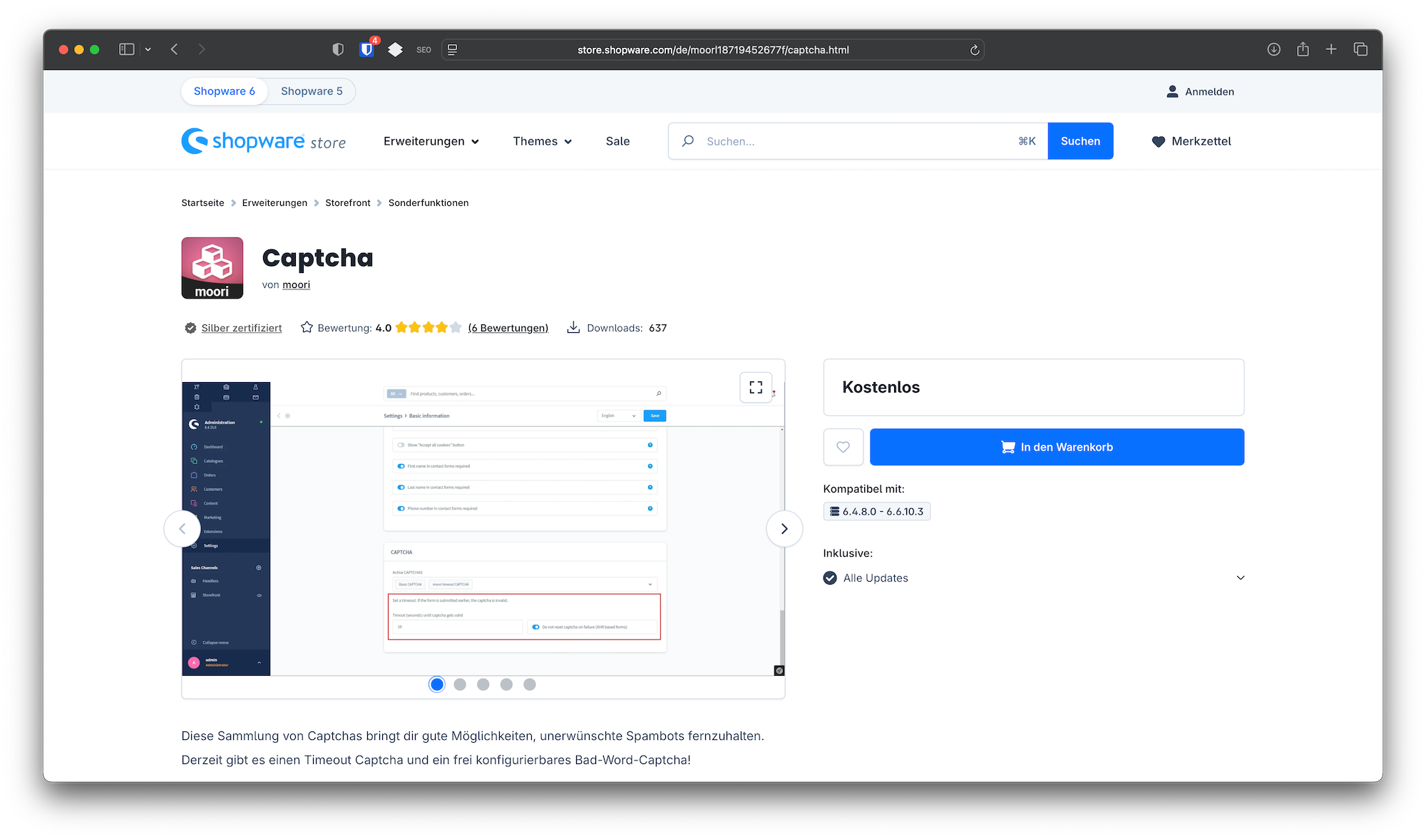 Spam-Schutz für Shopware mit dem Captcha-Plugin 
                                            post feature image