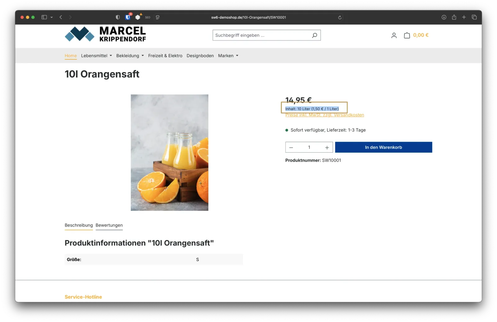 Rechtssicher verkaufen: Grundpreise korrekt in Shopware anzeigen Post-Bild